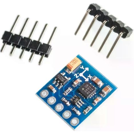 Module de capteur magnétomètre à trois axes pour champ magnétique (3 V-5 V) pour carte Arduino I2C (GY-271 QMC5883L-JXLGV) (1/4)