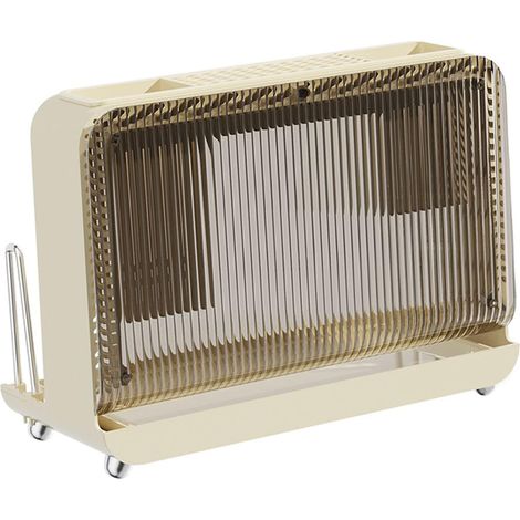 Porte-Couteaux, Planches à Découper, Organisateur De Couteaux, Support De Bloc De Couteaux Multifonctionnel avec Plateau D'égouttage pour Comptoir De Cuisine (32,8x25,1x15,8 Cm) (1/5)
