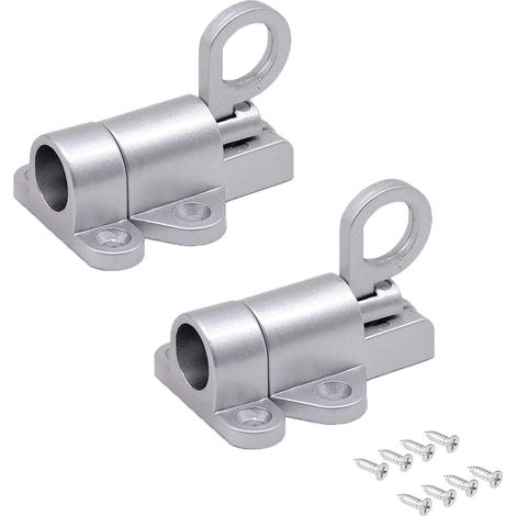 Verrous de porte, 2 serrures de porte automatiques, en aluminium (1/5)