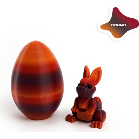 Oeuf De Pâques - Sculpture Lapin 3D - Décoration De Table - Ornement Festif - 1 Pièce (1/2)