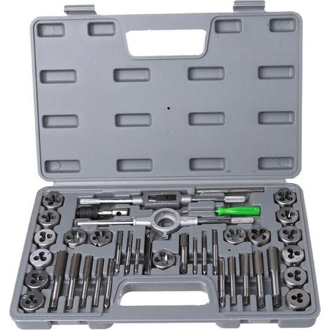 Kit 40 Filiere Machi E Femmina Per Filettatura Filiera In Valigetta (1/4)