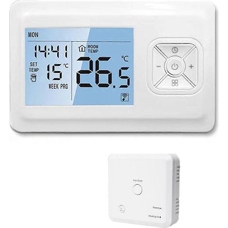 Thermostat intelligent Tuya WiFi programmable sans fil-- (1/5)