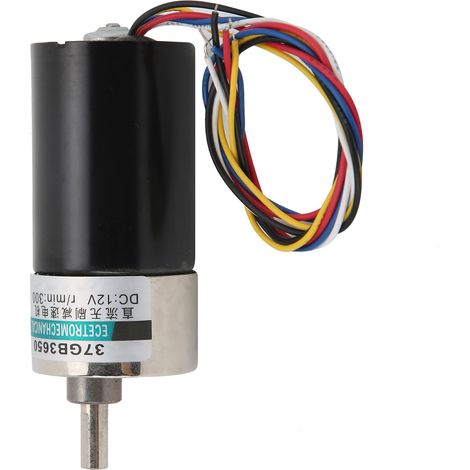 Bürstenloser Mini-Getriebemotor DC 24 V, CW/CCW, leise, für Mikromaschinen, XD-37GB3650, 20 U/min (1/5)