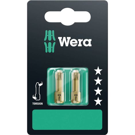 Wera 855/1 TH SB Inserti Pozidriv, PZ 2 x 25 mm (1/4)