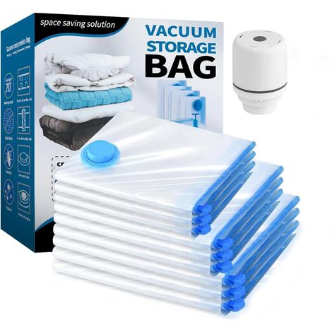 Sac Sous Vide Vetement Aspirateur et Pompe, Sac de Rangement Sous Vide (1/5)