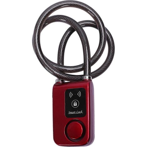 Ecleanfy - Antivol de vélo extérieur super intelligent avec application mobile, alarme intelligente et verrou Bluetooth étanche (1/5)