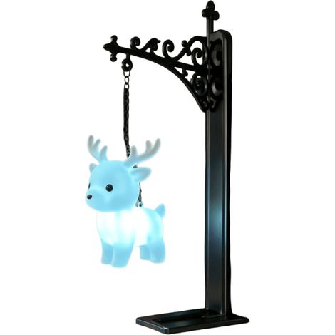 Irovami Serre-livres Hibou Magique, lampe suspendue Hibou Magique pour étagère, artisanat en métal (1/5)