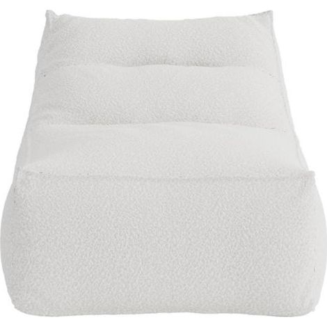 Redang fauteuil lounge pouf poire blanc.