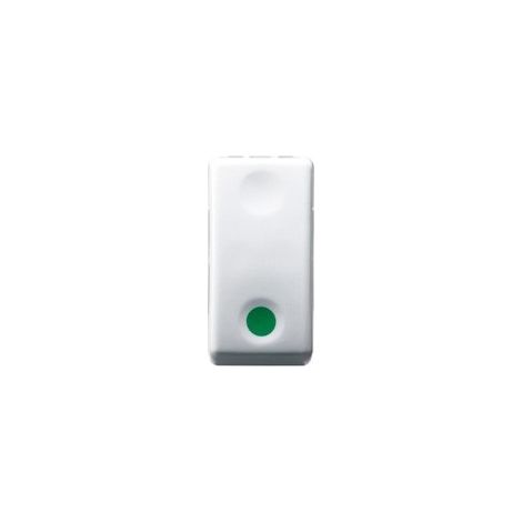 GW20522 Pulsador Unipolar 250V Na 10A + Contacto Auxiliar Nc 1 Módulo