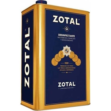 Desinfectante ZOTAL - 1/2 KG, fungicida microbicida y desodorizante para instalaciones ganaderas