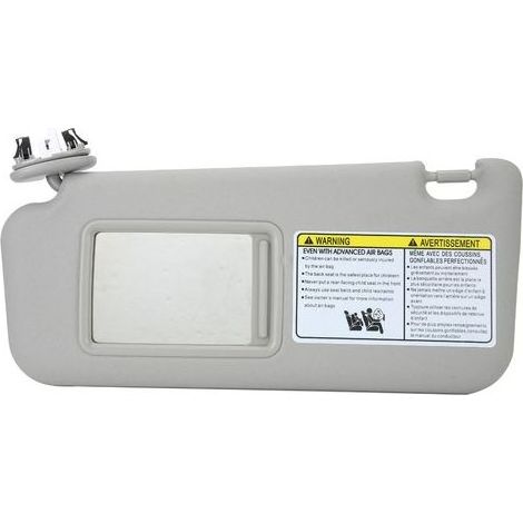 Eosnow – Sonnenblende links (Fahrerseite) für RAV4 2006–2009 – Teilenummer 74320-42501-B2 – Material: ABS – Farbe: Grau – OE-Passform (1/4)