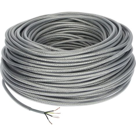 Câble de commande blindé en PVC 4 x 0,75 mm² avec conducteur de protection