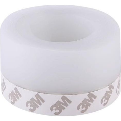 Türzugluftstopper, selbstklebend, 2,5 x 10 m, transparentes Silikon-Dichtungsband, multifunktionale Silikonstreifen, Zugluftstopper, Schalldämmung (1/5)