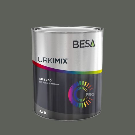 Pot de peinture Polyuréthane / bi composant Gris Vert RAL 7009 Mat - 2,5 kg