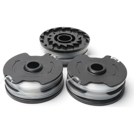 4 bobine di filo di ricambio per decespugliatore, filo di nylon di ricambio per decespugliatori LIDL Parkside, PRTA 20-Li A1, B2, C3, PRT 550 A1, A3, PRT 300 A1 - 2 x 4 m 1,6 mm (1/4)
