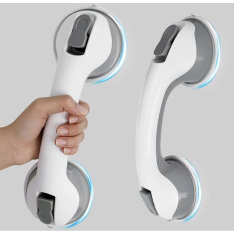 Duschhaltegriffe (2er-Set), 30 cm lang, mit starken Saugnäpfen zur Verwendung in Badewanne und Badezimmer