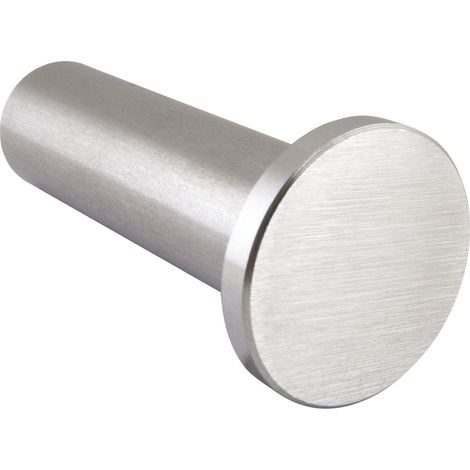 Mantelhaken Divanno ø 22 mm, Tiefe 50 mm, Edelstahl gebürstet