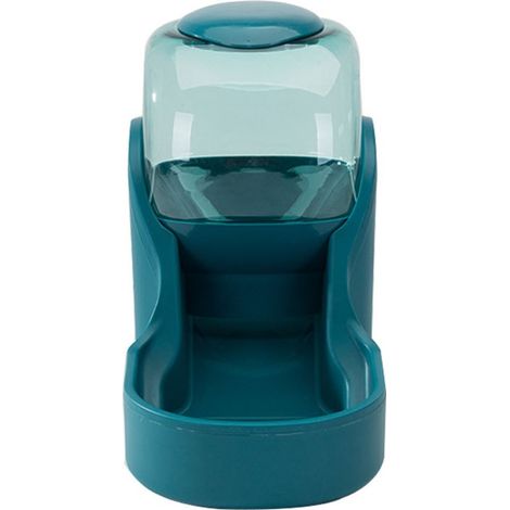 Distributeur d'eau et de nourriture pour chiens et chats, conçu pour distribuer l'eau et la nourriture à votre animal. Grande capacité, dosage précis, non toxique, facile à nettoyer, 3,8 L, bleu. (1/4)