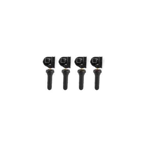Per Rnemitery – Kit sensori di pressione pneumatici a 4 elementi – Compatibile con Ford EcoSport, Fiesta, Focus – Realizzato in rame e gomma – Facile installazione