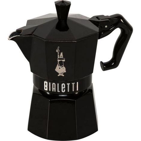 Bialetti Moka Exclusive Kaffeemaschine Silber 3 Tassen