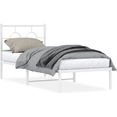 Maison Exclusive - Estructura cama sin colchón con cabecero metal (1/5)