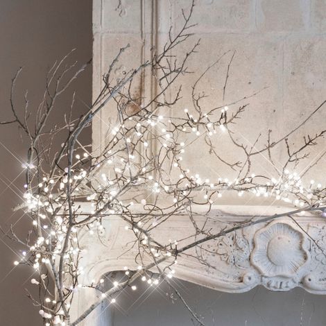 Guirlande boules LED blanc pur 9m (1/3)
