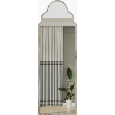 Holzspiegel "Sahmaran " - 50 x 160 cm - Beige