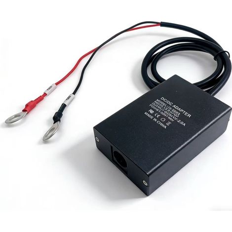 O-type terminal 12V/24V to 30V 2A boost converter box, 1M long, supports up to 50M DC cable extension. (1/4)