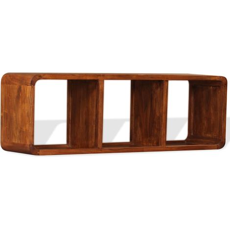 Maison Exclusive - TV-Schrank Massivholz mit Honigfarbenem Finish