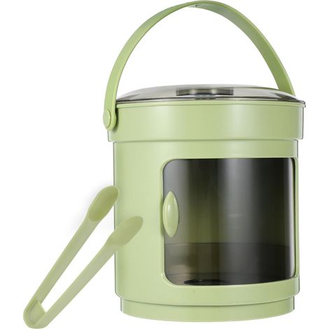 Bacs à Glaçons avec Couvercles et Bac à Glaçons pour Congélateur Cubiques en Treillis Vert avec Couvercle Hermétique Vacances (1/5)