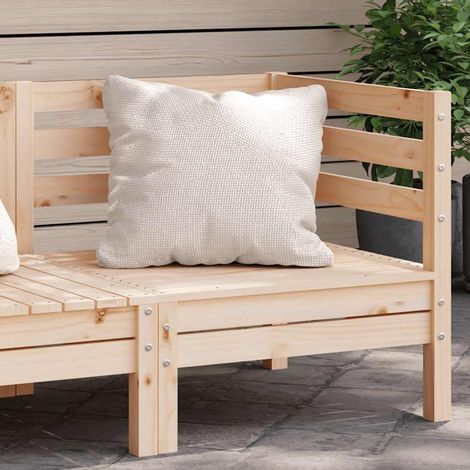 vidaXL Divano Angolare da Giardino in Legno Massello di Pino (1/5)