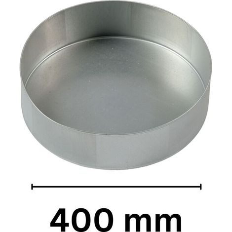 Deckel für Metall Rohr 400 mm (1/5)