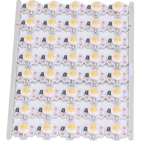 Lot perles LED 1W 12V – haute luminosité – lumière jaune – polyvalentes – phares (1/5)