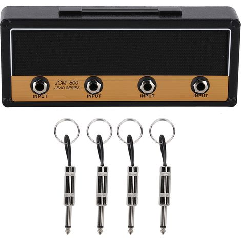 Porte-clés mural guitare, support de rangement pour clés, décoration bureau et maison (1/5)