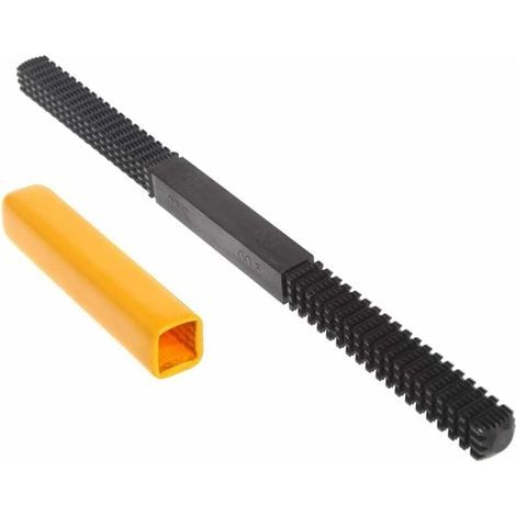 Gewindereparatur-Feilensatz, Werkzeug zur Wiederherstellung metrischer Gewinde, reinigt beschädigtes Material, Mini 0,75–3,0 mm (Schwarz) (1/5)