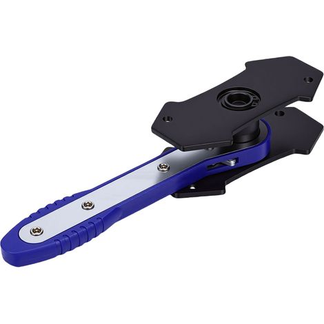 Outil compression étrier frein 360° piston rétractable clé à cliquet acier carbone pour simple double quadruple avec 2 plaques acier (1/5)