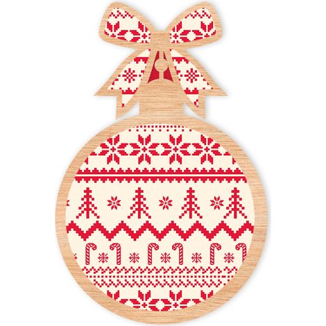 Weihnachtsbaumschmuck aus Holz D24 (1/2)