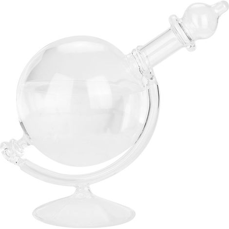 Bouteille tempête en verre cristal Globe Water Shape, prévisions météo, décoration intérieure, cadeau.