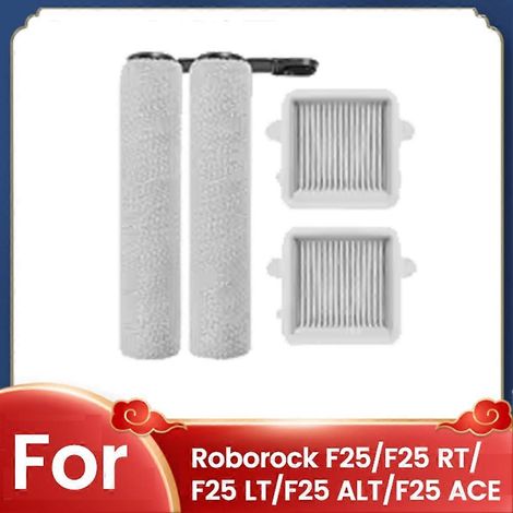 Kit de 4 brosses et filtres pour aspirateur eau et poussière Roborock F25/F25 RT/F25 LT/F25 ALT/F25 ACE - Pièces détachées (1/5)