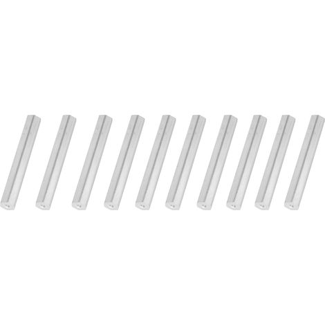 Barre Hexagonale Aluminium 12mm Lot de 10 Axes avec Trous M4 pour Imprimante 3D CNC Kit Accessoire (1/5)