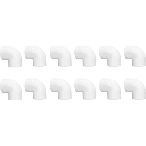 12 Pièces Coude PVC 90° pour Tuyau d'Irrigation 25mm avec Joints d'Étanchéité (1/5)
