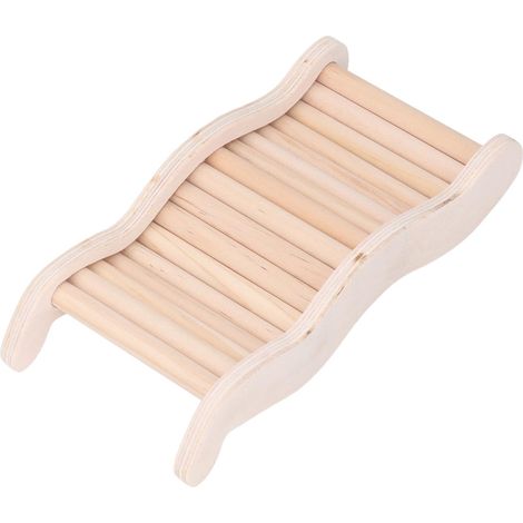 Échelle pour hamster en bois, pont-échelle facile à installer, jouet d'escalade interactif anti-anxiété, idéal pour la décoration. (1/5)