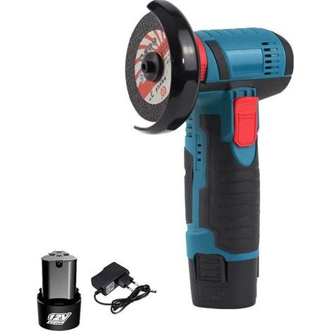 Choyclit – Mini meuleuse d'angle sans fil 12V – Pour meulage, coupe et polissage de métal et céramique – Protection contre surcharges – Léger et compact (1/5)