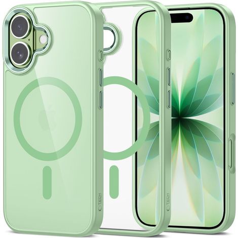 Funda MagMat MagSafe para iPhone 17 - Verde transparente (1/5)