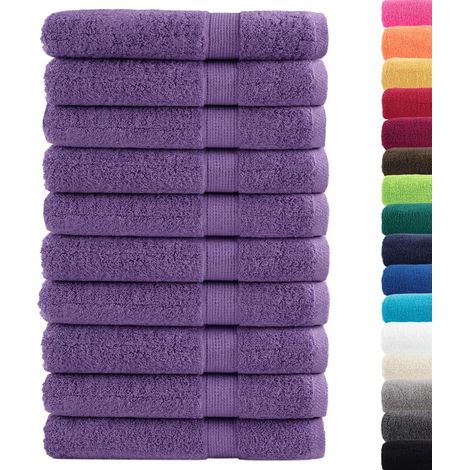 Serviettes de sauna de qualité supérieure SOLUND 10 pcs violet