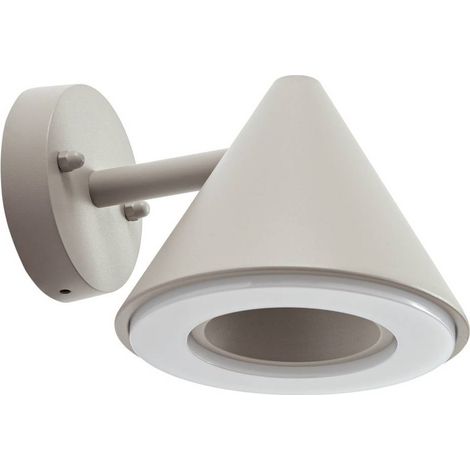 Lindby Lámpara de pared exterior 'Soran' en Gris Metal