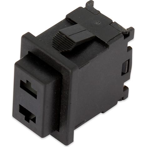 Pulsante 19X13 push con asole su tasto 250V - 10A