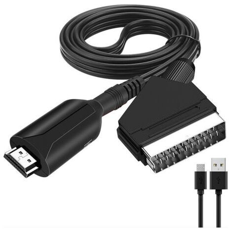 Convertisseur péritel vers Hdmi adaptateur Audio vidéo pour Hdtv/dvd/décodeur/ps3/pal/ntsc Starlight - RWConvertisseur de tension