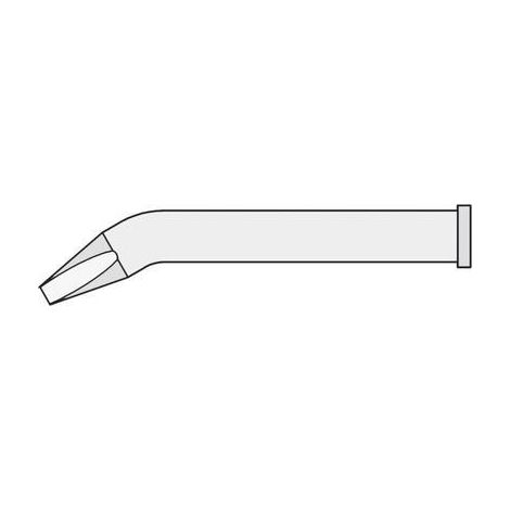 Weller XT BX punta de soldador cincel doblado 2,4 mm