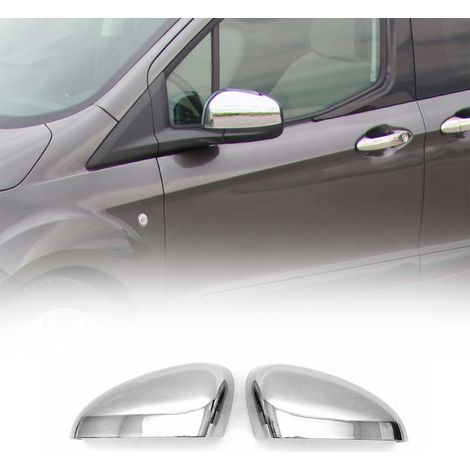 Coques de Rétroviseurs pour Ford Transit/Tourneo Courier PRE-FL 2014-2018 Argent (1/5)